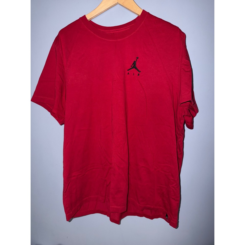 Jordan Jumpman Air Mens Red Short Sleeve Graphic T-Shirt XXL